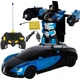 Машинка трансформер радиоуправляемая Robot Car Bugatti Синий (SN9QI9882) - изображение 4