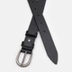 Ремень женский из натуральной кожи Laras 100v10genw25-black 100 см Черный (ROZ6400176583) - изображение 3