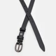 Ремень женский из натуральной кожи Laras 100v10genw30-black 100 см Черный (ROZ6400176595) - изображение 3