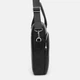 Сумка мужская кожаная Laras K108820-1bl-black Черная (ROZ6400176617) - изображение 5