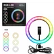 Кольцевая лампа MJ26 RGB 26см (разноцветная) Черный 1000LM (26MJKLCVLMP) CLS55 - изображение 3