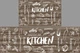 Кухонні килимки 2 пр. 50*80+50*150 см Homytex Коричневі - зображення 8
