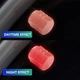 Светящиеся фосфорные Колпачки на ниппель авто, велосипеда, скутера Classic Neon Red, 4 шт (67739) - изображение 2