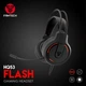 Наушники игровые с микрофоном и LED подсветкой Fantech HQ53 Flash Black - изображение 2