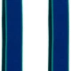 Подтяжки Bow Tie House синие с зеленой окантовкой 07792 - изображение 3