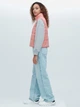Теплый жилет короткий женский Uniqlo 346939310 L Розовый (1159784683) - изображение 3