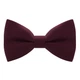 Бабочка Bow Tie House маленькая бордовая льняная 10248S - изображение 1
