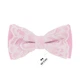 Бабочка Bow Tie House розовая женская праздничная с кружевами 08514 - изображение 1