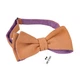 Галстук-бабочка Bow Tie House льняная двухсторонняя (абрикосовый;фиолетовый) 05948 - изображение 4