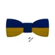Дерев'яний Bow Tie House метелик з прапором України - намальована 08249 - зображення 1