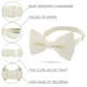 Бабочка Bow Tie House большая молочная с габардина 10294L - изображение 2