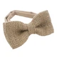 Метелик Bow Tie House з мішковини сірого відтінка 09573 - зображення 3