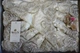 Велюровая скатерть Selin Gizem Set 160×300+12 салфеток Кремовая - изображение 4
