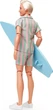 Кукла Кен Барби Райан Гослинг в роли Кена с доской для серфинга Barbie The Movie Ken Beach Doll with Surfboard (HPJ97) - изображение 4