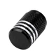 Ковпачки на ніпель Alitek 3Stripes Black/Silver (4 шт) (67180) - зображення 5