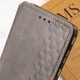 Кожаный чехол-книжка GETMAN Cubic (PU) для Samsung Galaxy M54 5G Серый - изображение 7