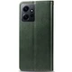 Кожаный чехол книжка GETMAN Gallant (PU) для Xiaomi Redmi Note 12 4G Зеленый - изображение 4
