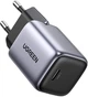 Зарядное устройство Ugreen CD319 Nexode Mini 1 x USB 30 Вт Gan Type-C PD Серое (90666) - изображение 3