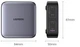 Зарядний пристрій Ugreen CD328 Nexode Series 3 х USB-C + USB-A 100 Вт GaN Чорний (6957303899289) - зображення 4