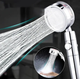 Турбо лійка з вентилятором та фільтром обертання 360° TURBOCHARGED SHOWER HEAD ФІОЛЕТОВА - зображення 4