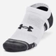 Набор носков Under Armour UA Performance Cotton 3pk NS 1379526-100 коттон M 3 пары Белый (196884009205) - изображение 3