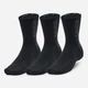 Набор мужских носков высоких Under Armour UA 3-Maker 3pk Mid-Crew 1373084-001 L 3 пары Черный (195253611452) - изображение 1