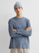 Лонгслив H&M 061029317_blue XXL Темно-голубой (6666000246738) - изображение 1