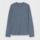 Лонгслив H&M 061029317_blue XXL Темно-голубой (6666000246738) - изображение 4