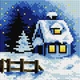 Алмазная мозаика для детей ColorArt 15х15 Зима PP1106 - изображение 1