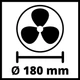 Wentylator akumulatorowy Einhell X-Change GE-CF 18/2200 Li (4006825665253) - obraz 14