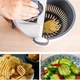 Многофункциональная вращающаяся овощерезка BASKET VEGETABLE CUTTER Белый - изображение 4