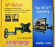 Настенное крепление для телевизора от 14 до 27 дюймов TV CP101 Черный (101CPKR) CLS55 - изображение 8