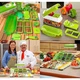 Овочерізка універсальна Nicer Dicer Plus Найсер Дайсер Плюс Салатовий (2344NDCR) CLS55 - зображення 6