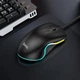 Миша HOCO Enjoy gaming luminous wired mouse GM19 чорна - зображення 6