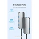 Док-станція Vention TODHB USB3.1 Type-C-HDMI/USB 3.0x3/PD 100W Hub 5-in-1 - зображення 4