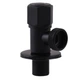 Кран кульовий кутовий Professional 1/2 "X3/4" NV-QP888 BLACK - зображення 1