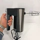 Миксер ручной электрический Rainberg RB-2214 600W 5 скоростей с подставкой, двухвенчиковый миксер - зображення 3