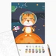 Картина по номерам Brushme Тигренок космонавт 30x40 см KBS0102 - изображение 2