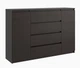 Комод 139 Мастер Форм Брайт телескопические направляющие Венге 139,2х37,6х95 см - изображение 1