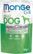 Упаковка влажного корма для собак Monge Dog Wet GRILL ягненок с овощами 0.1 кг x 4 шт (1826000000041) - изображение 2