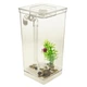 Маленький аквариум с подсветкой LED для рыбок самоочищающийся My Fun Fish SS-78 - изображение 4