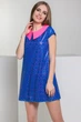 Платье Azuri 5157-16-56 XL Синее (10569416) - изображение 1