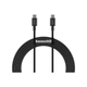 Дата кабель USB-C to USB-C 1.0m 5A Black Baseus (CATYS-B01) - зображення 1
