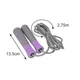 Скакалка PowerPlay 4206 Cіро-фіолетова (PP_4206_Grey/Violet) - зображення 5