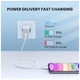 Дата кабель USB-C to Lightning 1.5m US1713A Nickel Plating ABS Shell White Ugreen (60748) - изображение 2