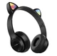 Наушники Bluetooth УШКИ CATear LED беспроводные RGB 360 мАч Чёрные CPM-047-Black - изображение 4