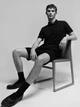 Поло длинное мужское Calvin Klein 515788231 XXL Черное (1159784782) - изображение 4