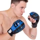 Перчатки для смешанных единоборств кожаные MMA UFC Heroe 0554 размер M Blue-Black - изображение 5
