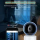 Высококачественная поворотная HD 1920x1080 видеоняня / радионяня Wi-Fi IP-камера с двухсторонней связью датчиком движенияи и ночным видением Yikoo YF5 white - изображение 9