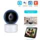 Высококачественная поворотная HD 1920x1080 видеоняня / радионяня Wi-Fi IP-камера с двухсторонней связью датчиком движенияи и ночным видением Yikoo YF5 white - изображение 15